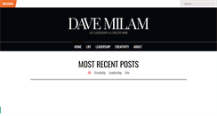 Desktop Screenshot of davemilam.com